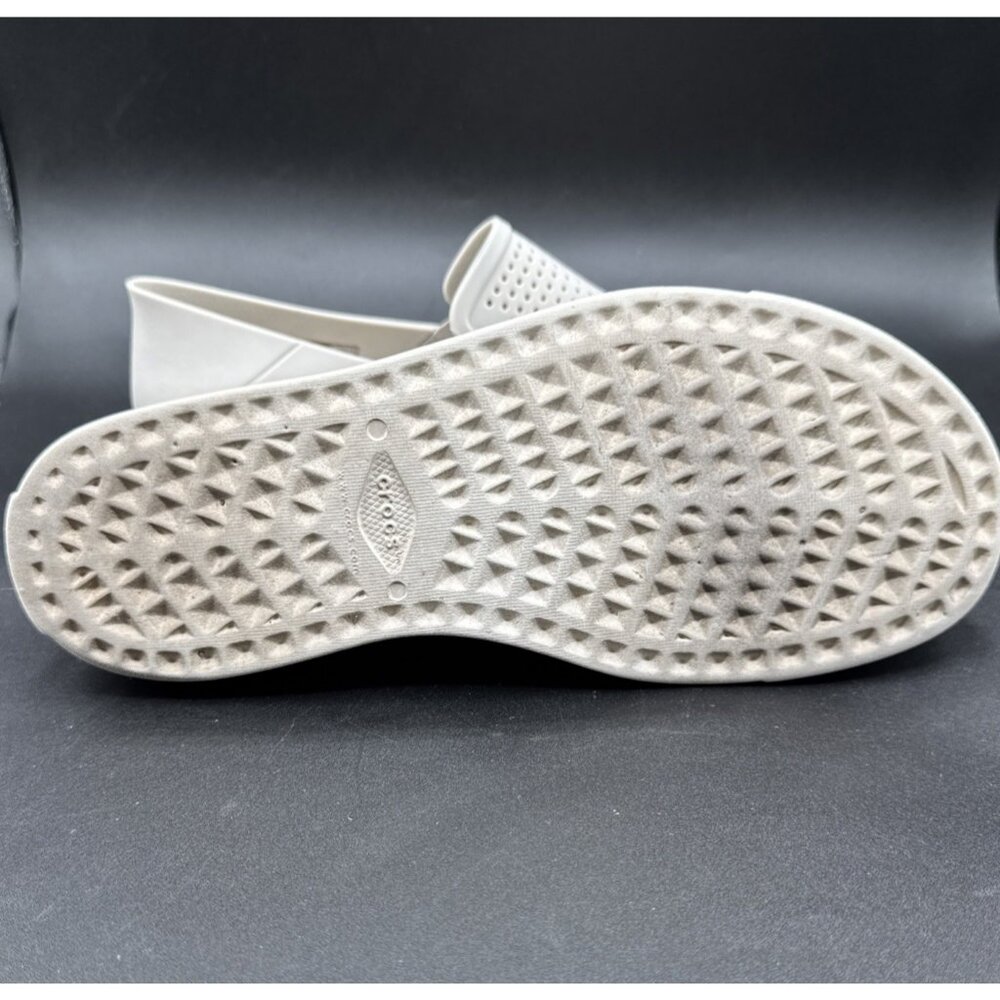 CROCS Slip On Sneakers Grey Iconic Comfort Citilane Roka Court Size 10 Women - Picture 6 of 6